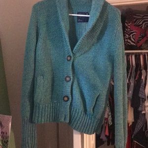 American eagle bright colored sweater